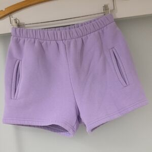 Lavender Purple Sweat Shorts
